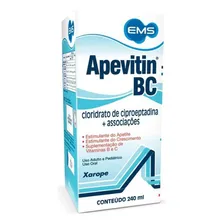 Apevitin Bc 240ml Estimulante De Apetite Sabor Uva Foto  mini 1