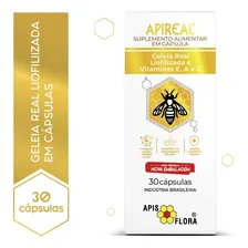 Apireal Geléia Real Liofilizada Apis Flora 30 Cápsulas Foto mini 2