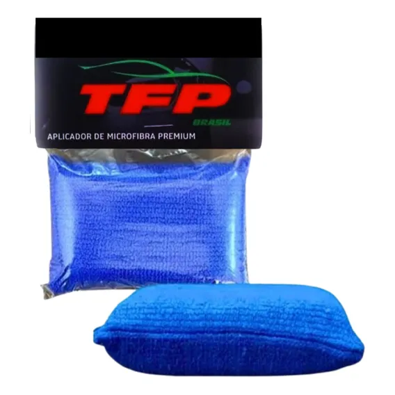 Aplicador De Microfibra Super Macio Tfp Profissional 06 Un Cor Azul Foto 1