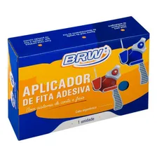 Aplicador Manual De Fita Adesiva 50mm Brw Af1001 Azul Foto mini 4