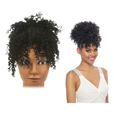 Aplique Afro Puff Xxl Organico Cor 1 Foto  mini 1