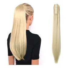 Aplique Cabelo Piranha IdĂȘntico Humano Aceita Chapinha Foto mini 1