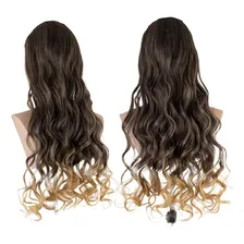 Aplique De Cabelo Alongamento Tic Tac 70cm IdĂȘntico A Humano Cor 4t18 Ondulado Foto mini 1