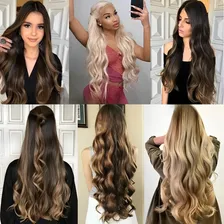Aplique De Cabelo Tic Tac Orgânico Liso/longo 70cm - 150g Cor 888-2 #1/33 Ombre Marsala Ondulado Foto mini 2