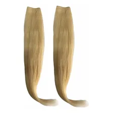 Aplique Fita Adesiva Invisivel Loiro 10 -60cm Kit Com 150gr Cor Loiro Claro Cor 10 Foto mini 1