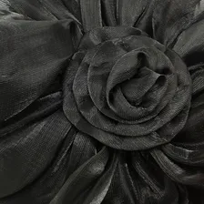 Aplique Flor Tecido Com Fita - 15cm - 10 Und. [creme 238] Cor Creme Foto mini  2