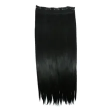 Aplique Tic Tac - Cabelo Liso Na Tela Cor Preto (1 Foto mini 1