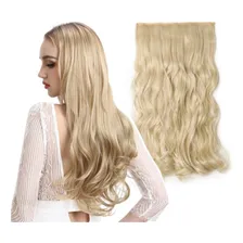 Aplique Tic Tac Loiro Cabelo Orgânico Fácil Aplicação Foto mini 1
