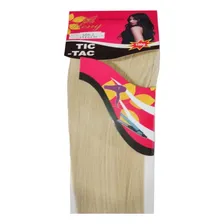 Aplique Tic Tac Orgânico Idêntico Ao Humano 70cm - 150grs. Cor Loiro 15t613 Foto mini  3