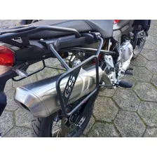 Apoio Afastador Suporte Alforge Bolsa Lateral F750 F850 Gs Cor Preto Foto mini  3