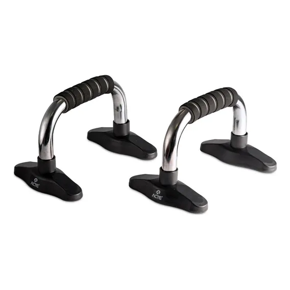 Apoio Para Flexão T120 Acte Sports Cor Preto/Prateado Foto 1