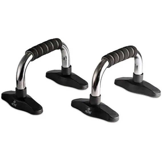 Apoio Para Flexão T120 Acte Sports Cor Preto/Prateado Foto 1