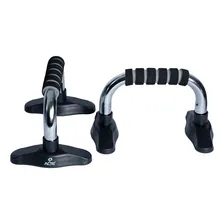 Apoio Para Flexão T120 Acte Sports Cor Preto/Prateado Foto mini 3