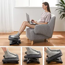 Apoio para os pés ajustável, apoio para os pés, massagem, escritório, apoio para os pés Foto mini 3