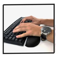 Apoio Pulso Ergon么mico Preto Para Teclado Espuma Macio Foto mini 2
