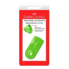 Apontador Com Depósito Mini Sleeve Colors Verde - Faber-cast Foto  mini 1