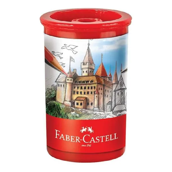 Apontador Com Dep贸sito Tubo Faber-castell Foto 1