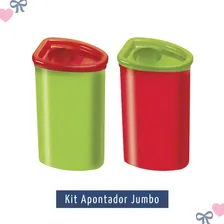Apontador De Lapis Faber Castell Jumbo Com Deposito - Kit 2 Foto mini 4