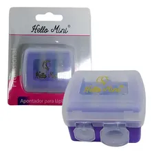 Apontador Duplo Para Lápis Hello Mini Foto mini 1