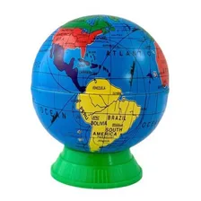 Apontador Escolar Globo Terrestre Mapa Mundi Terra Foto mini 1