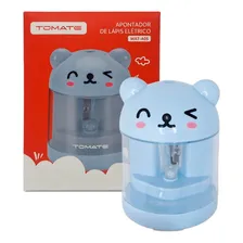 Apontador Lápis Elétrico Bichinhos Infantil Azul Foto mini  3