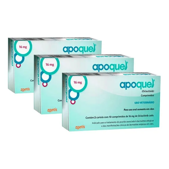 Apoquel 16mg Cães - Zoetis - Combo 3 Unidades Foto 1
