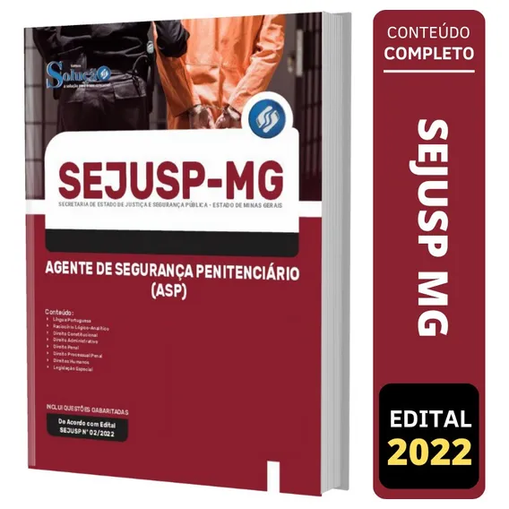 Apostila Agente De Segurança Penitenciário Asp Sejusp Mg Foto 1