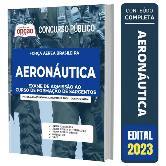 Apostila Fab Aeronáutica - Exame Admissão Ao Curso Sargentos Foto 1
