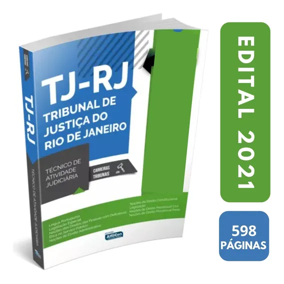 Apostila Tj Rj Tecnico Atividade Judiciária 2021 Ed. Alfacon Foto 1
