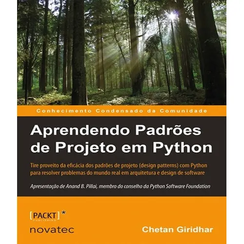 Aprendendo Padroes De Projeto Em Python: Aprendendo Padroes De Projeto Em Python, De Giridhar, Chetan. Editora Novatec, Capa Mole Em Português Foto 1