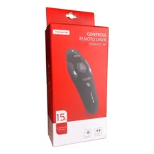 Apresentador Slide Apontador Laser Controle Sem Fio Tomate MCT-105 Preto Foto mini 2