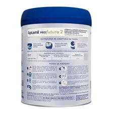 Aptamil Profutura 2 Fórmula Infantil Kit com 4 Latas 800g Cada Nutrição Avançada para Bebês a Partir de 6 Meses Foto mini  3