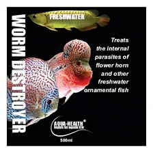 Aquahealth Worm Destroyer 500ml - VermÃfugo Discos & Peixes Foto mini 1
