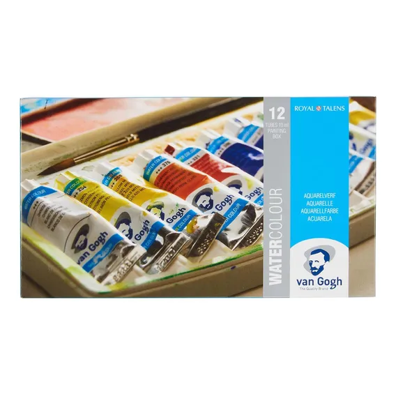 Aquarela Em Tubo Van Gogh 12 Cores 10ml Foto 1