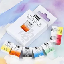 Aquarela Pastilha Pébéo 12 Cores Aquarelle Fine Foto mini 4