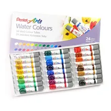 Aquarela Pentel Arts Water Colours Conjunto Com 24 Cores Foto mini 3