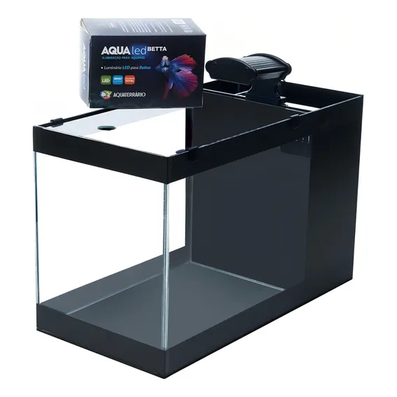 AquƔrio 20 Litros Retangular Com Sump E Led Bivolt 20x40x25 Foto 1