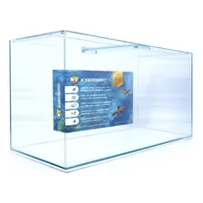 Aquario 80cm X 30cm X 40cm Vidro 5mm 96 Litros Lapidado Foto mini 1