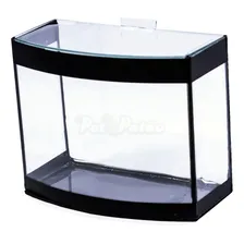 Aquario Curvo 25 X 10 X 20 5l 3mm NÂș.2 Faixa Preta C/ Foto mini 1