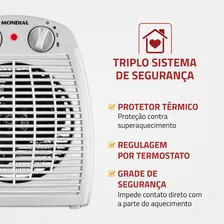Aquecedor A Ar 1500w A-08 Mondial Cor Cinza 110v Foto mini 4