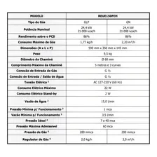 Aquecedor A Gás E15 Rinnai Branco Foto mini 4