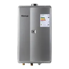 Aquecedor a gás GLP Rinnai REU-2802 FEC prata 127/220V Foto  mini 1