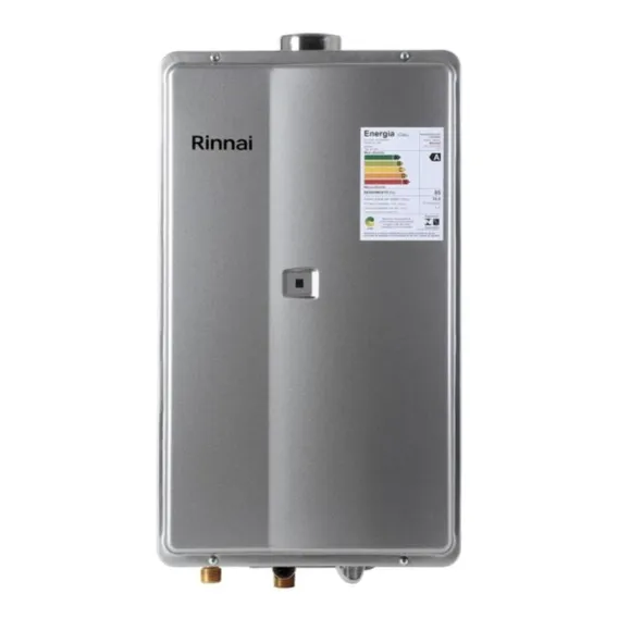 Aquecedor a gás GLP Rinnai REU-2802 FEC prata 127/220V Foto 1