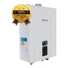Aquecedor a gás GN Rinnai Digital REU-E210 FEH branco 127/220V Foto mini  3