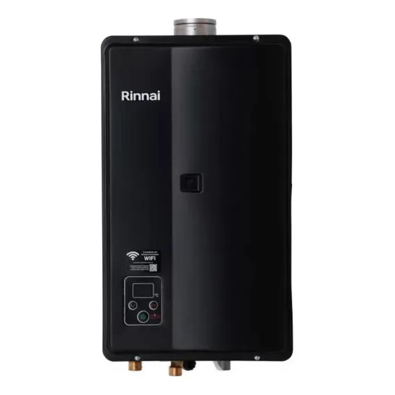 Aquecedor a gás GN Rinnai REU-E331 FEH preto 127/220V Foto 1