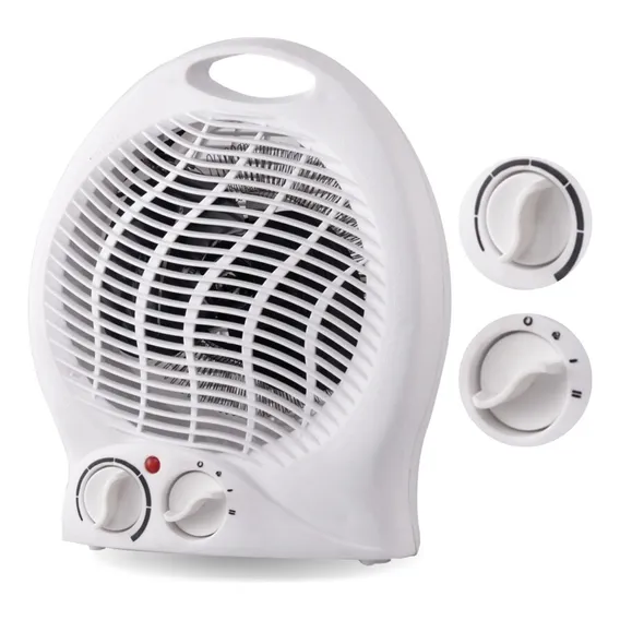 Aquecedor Ar Eletrico P/ Ambientes Quarto Portátil 220v Cor Branco Foto 1