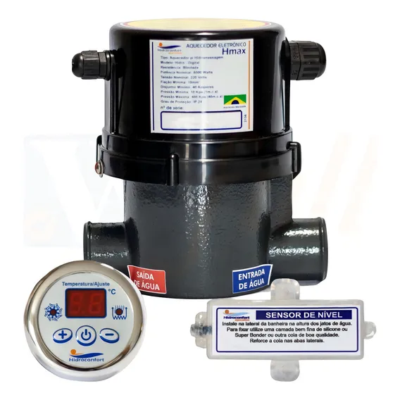 Aquecedor Banheira Get Hmax 8000w 220v - Hidroconfort Foto 1