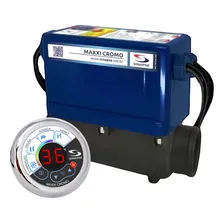 Aquecedor Cromoterapia Sinapse 8000w 220v 2 Spots Inox - Banheira Spa Ofuro Hidromassagem Foto mini 2