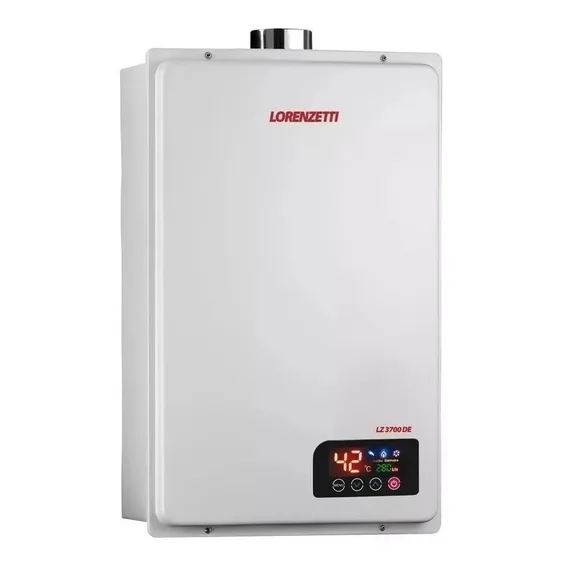 Aquecedor De Água A Gás Lz 3700de Digital Lorenzetti - Gn Foto 1