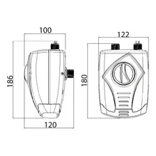 Aquecedor de água versátil 5500W branco 220V Lorenzetti Foto mini 4